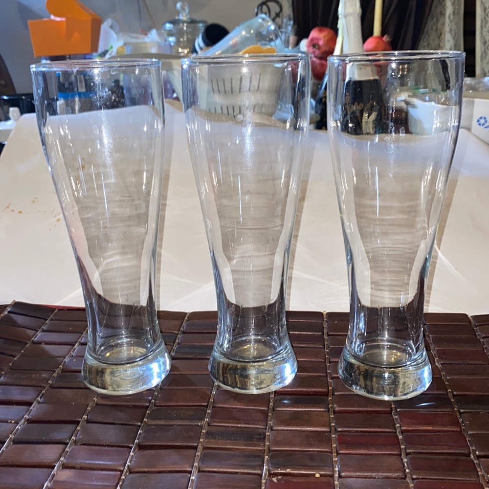 Acopa 23 oz. Pilsner Glass set of 3
